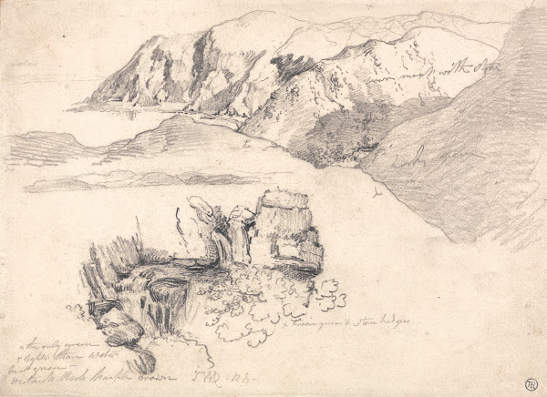 Studies of a Hilly Coast and a Rocky Waterfall