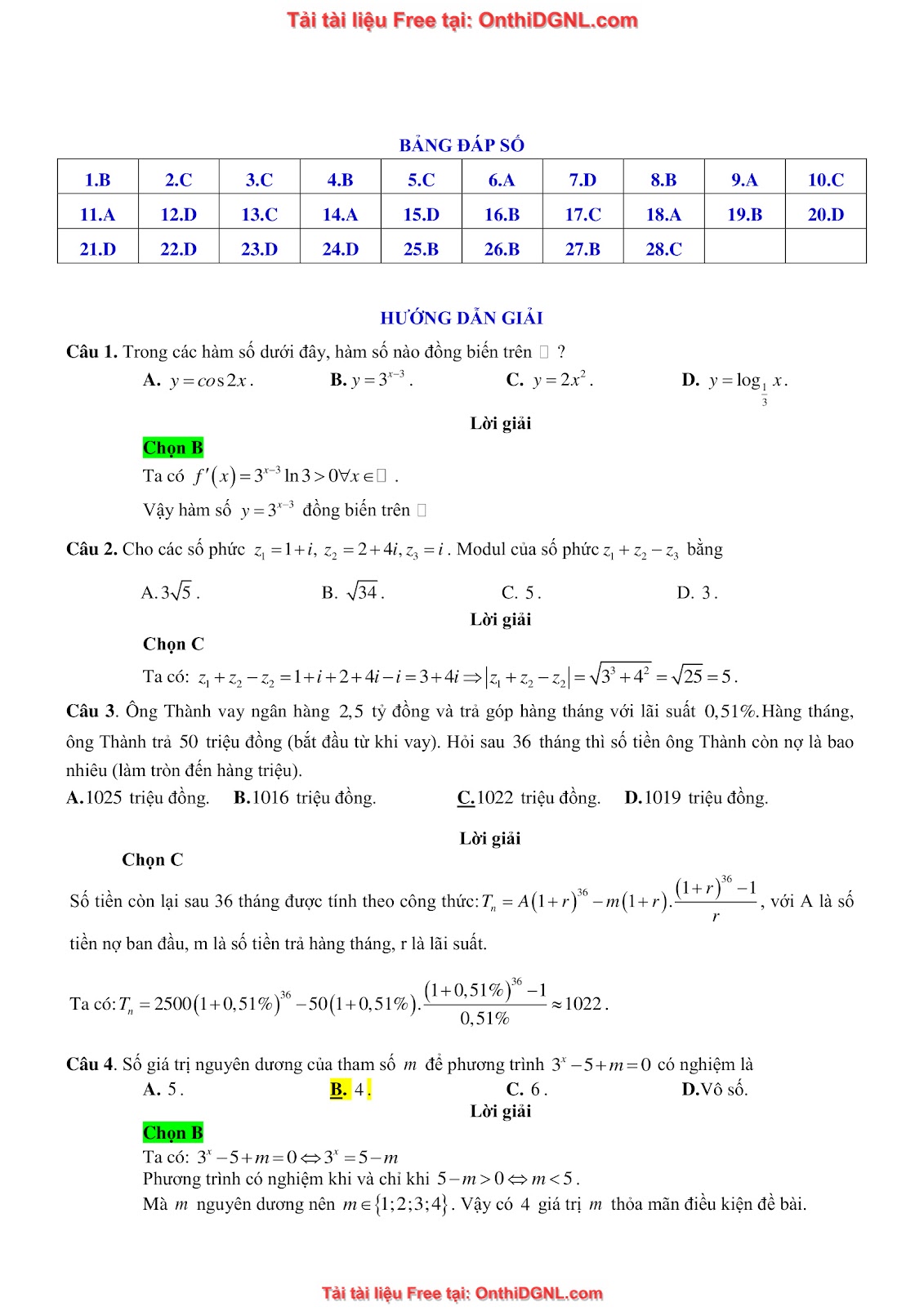 16 Đề ôn DGNL Sư Phạm HN môn toán - có đáp án