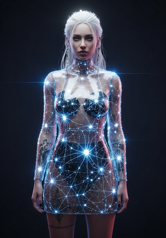 Cybernetic Fashion Portrait