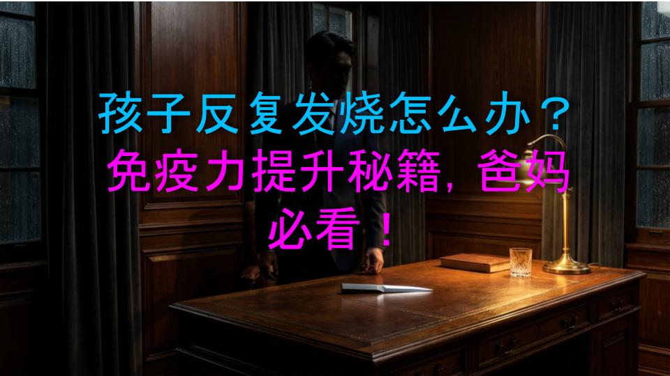 孩子反复发烧怎么办？免疫力提升秘籍，爸妈必看！