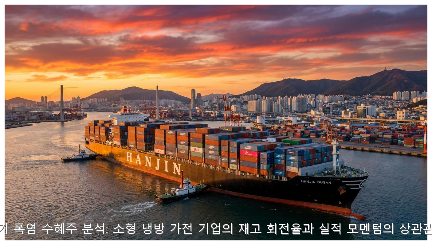 조기 폭염 수혜주 분석: 소형 냉방 가전 기업의 재고 회전율과 실적 모멘텀의 상관관계 핵심 안내 및 분석 인포그래픽 (7)