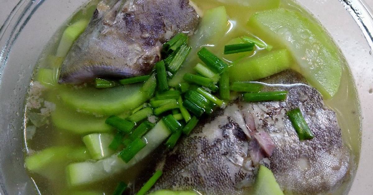 Canh bầu nấu cá cu