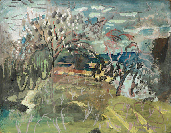 Cherry tree at The Croft Bradford on Tone Taunton 1946