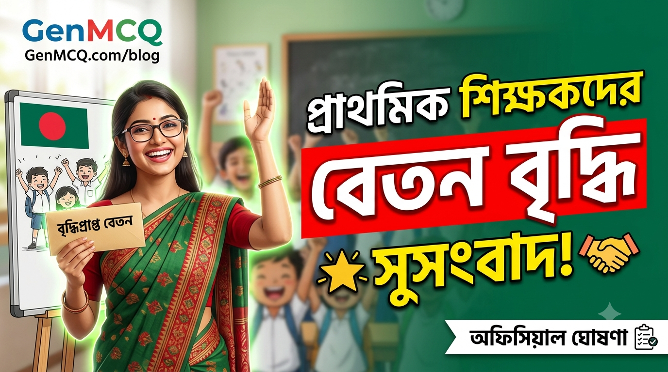 প্রাথমিক শিক্ষকদের বেতন ধাপে ধাপে বাড়ানো হবে: সরকারের ঘোষণা
