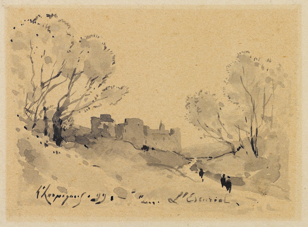 Vue de lEscorial 1899