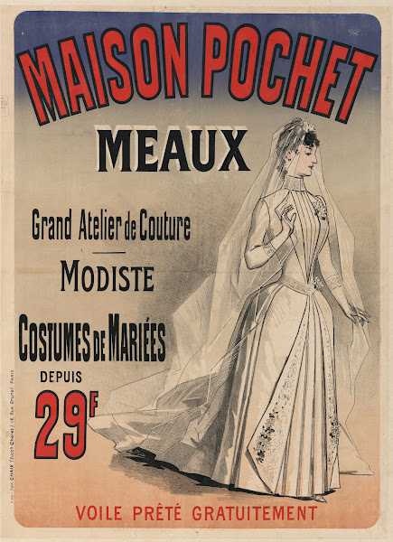 Maison Pochet Meaux Grand atelier de couture modiste costumes de mariées 1880