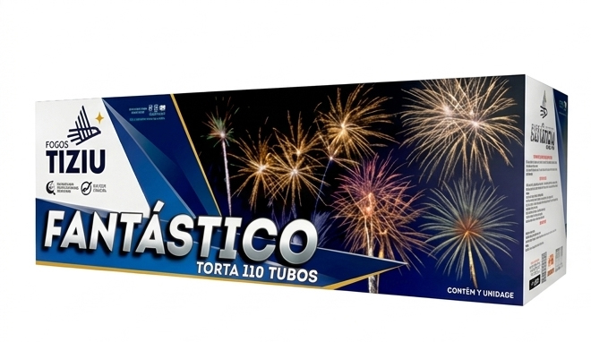 Torta Fantástico 110 Tubos Baixo Ruído