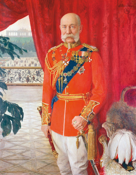 Kaiser Franz Joseph I In Der Galauniform Eines Britischen Feldmarschalls 1913
