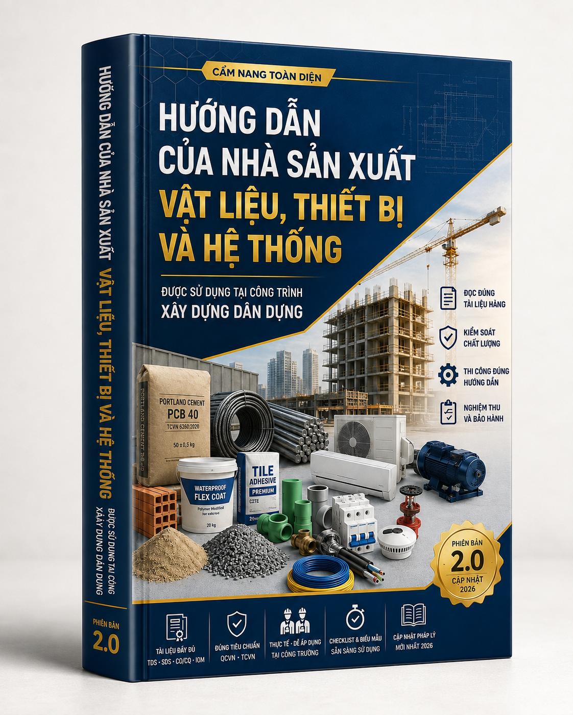 Hướng dẫn của nhà sản xuất vật liệu , thiêtrs bị và hệ thống 