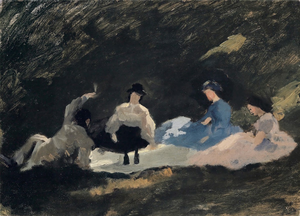Breakfast at the Border of a Wood 1863
