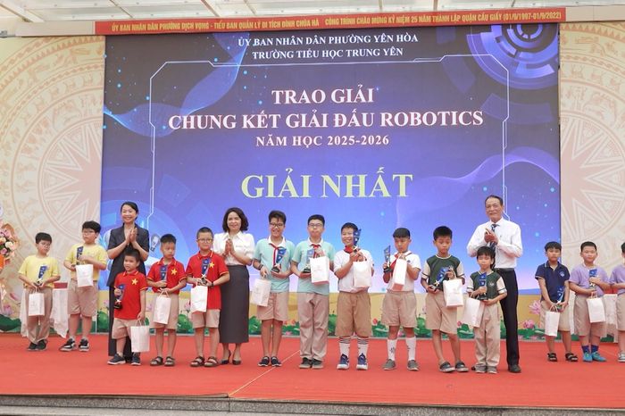 Sôi động ngày hội AI, STEM, Robotics tại Trường Tiểu học Trung Yên - Đài Phát thanh và truyền hình Hà Nội
