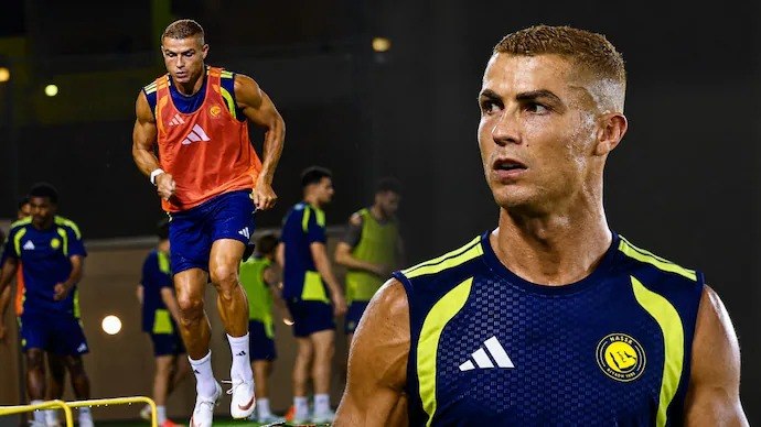 Ronaldo Returns to Al Nassr with Striking New Look, Eyes 1000 Goals