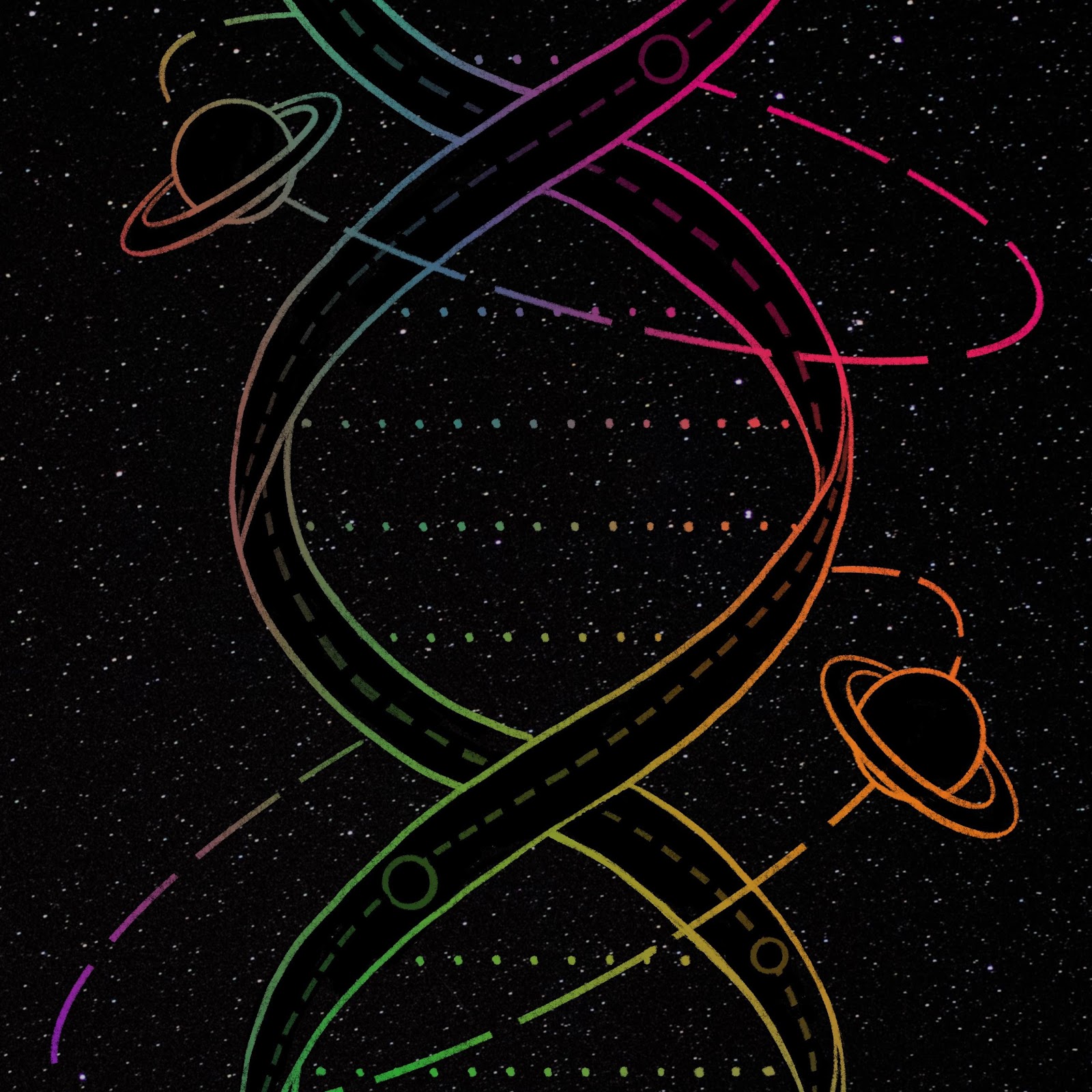 Download DNA Road Of Cosmic Travel 4K iPhone