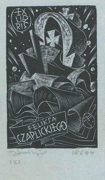 Ex libris Feliksa Czaplickiego 1944