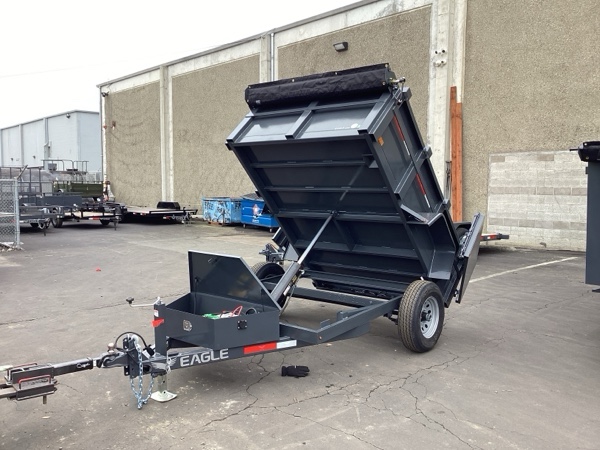 6' x 8' x 24" Eagle Dump Trailer Single Axle 5.2K