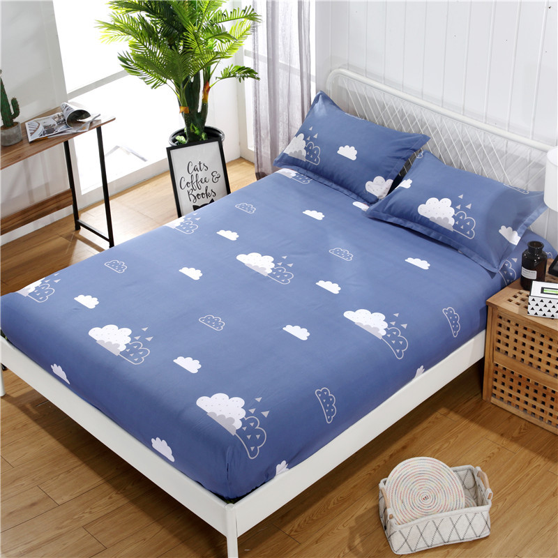 Fitted sheet made of cotton blend