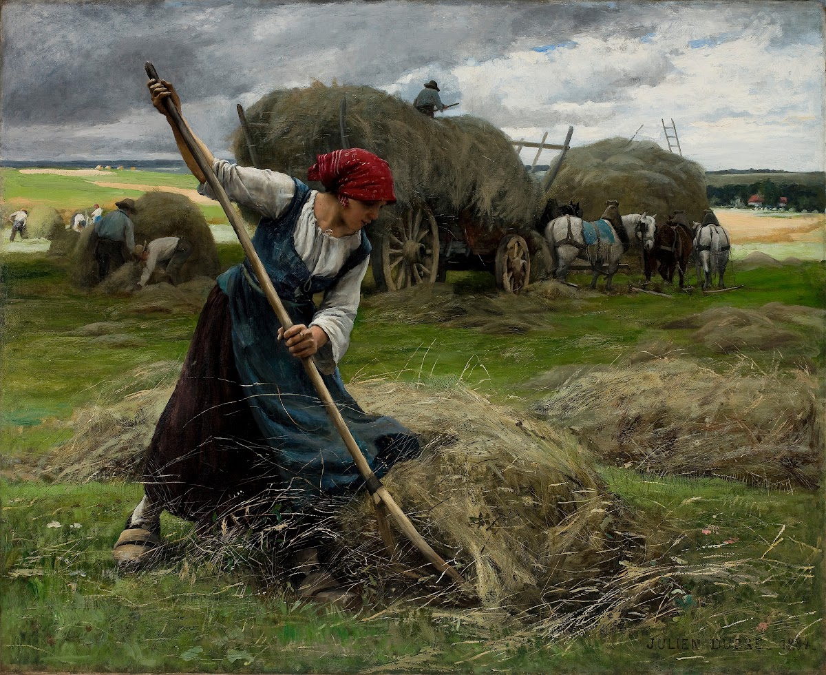 Haying Scene 1884