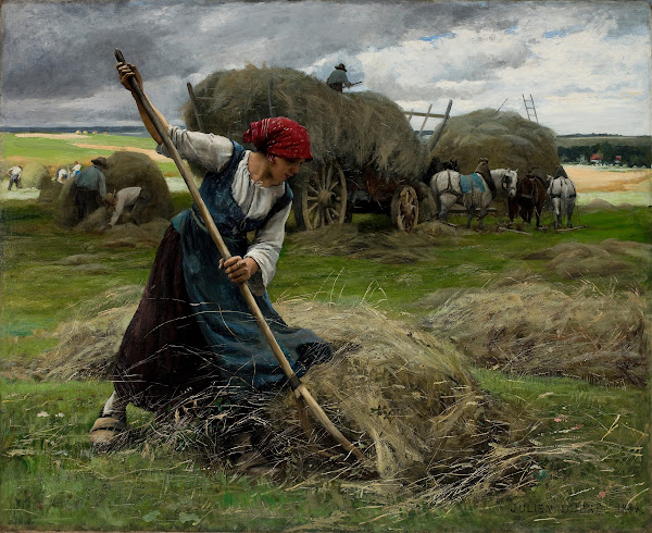 Haying Scene 1884