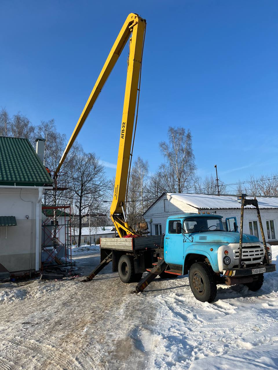 Строительные работы со спецтехникой в Беларуси