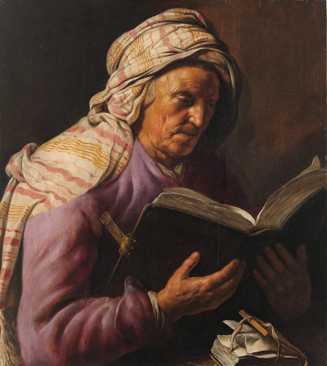 Old Woman Reading 1626   1633