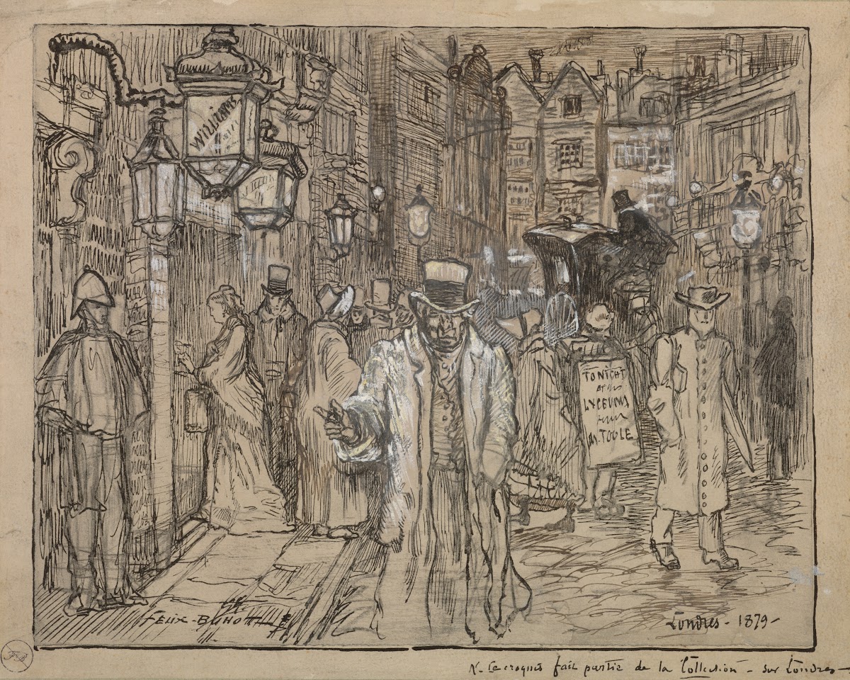 Street Scene in London 1879