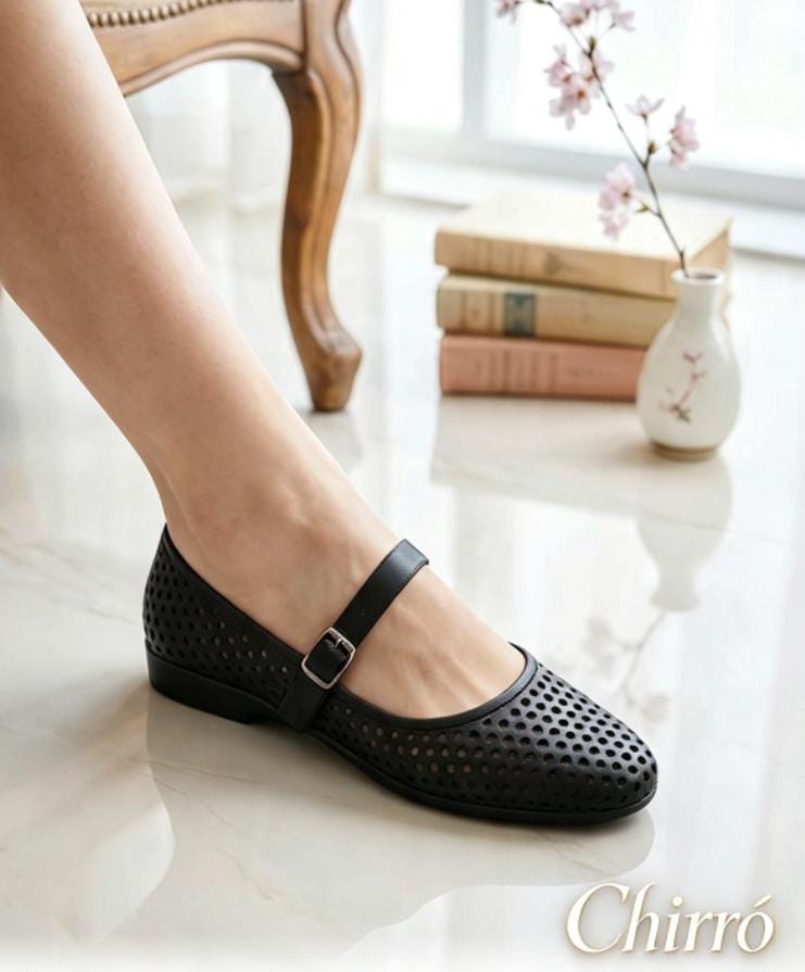Zapato Mary Jane calado con hebilla · foto 3