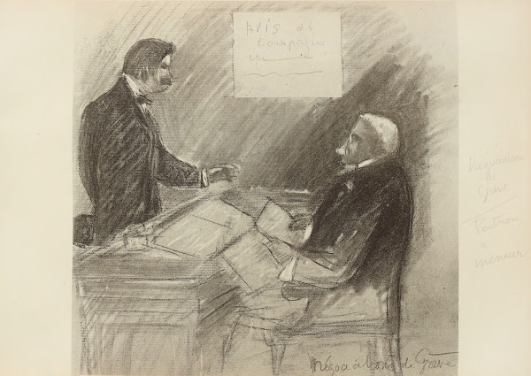 Négociation de grève patron et meneur 1921