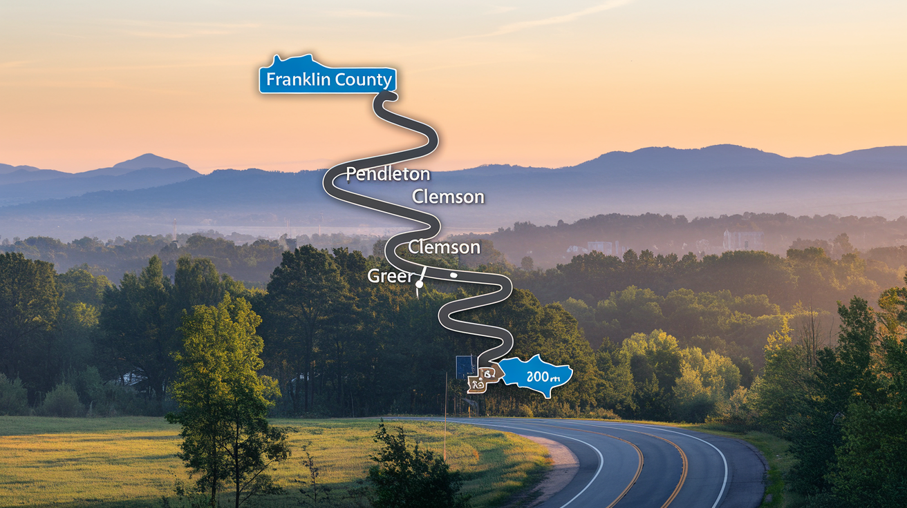 Distance from Franklin County to Myrtle Beach: Travel Guide