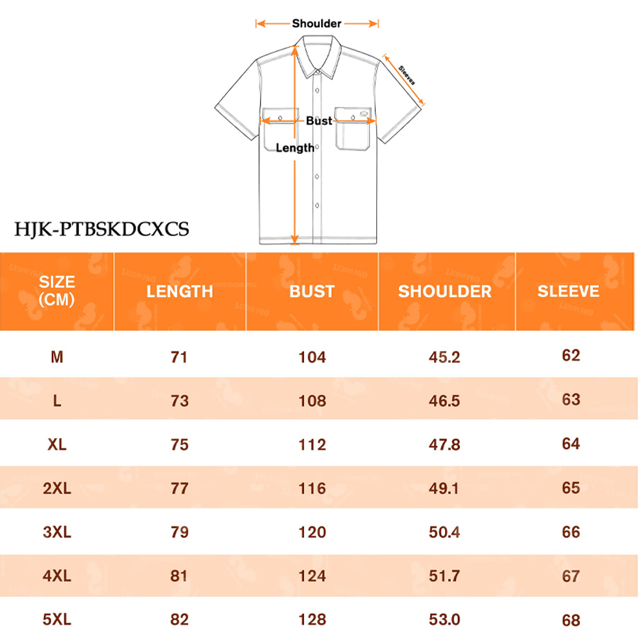 AOP Alloy Button PTB Double Pocket Long Sleeve Shirt
