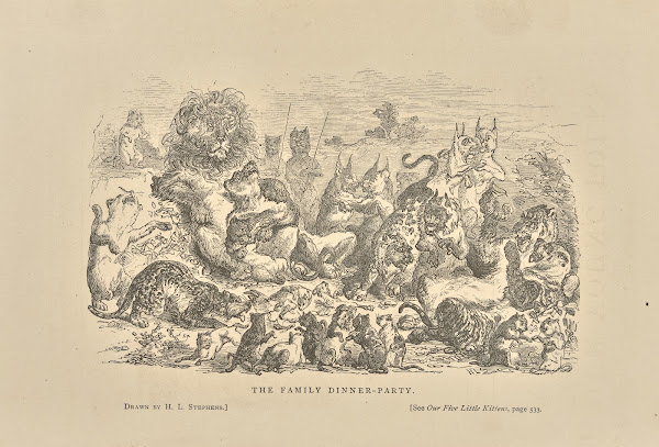 The family dinner party 1868