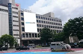 福岡中央郵便局 壁面(短期)