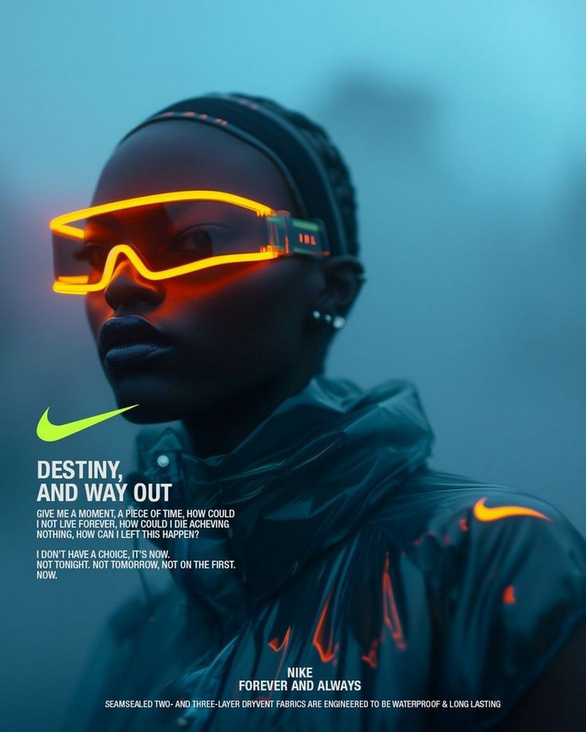 Neon Nike Fashion Style