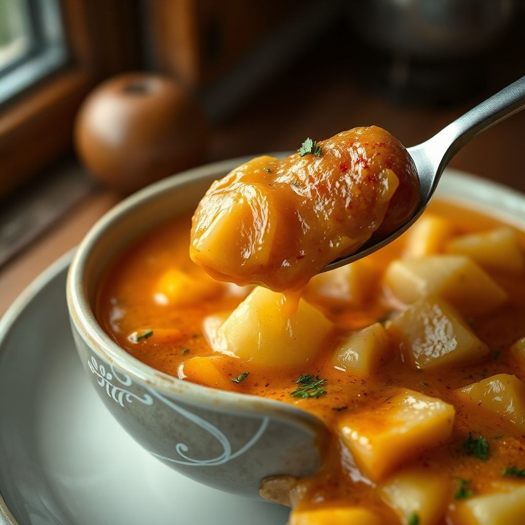 Classic German Potato Soup With Sausage (Easy One-Pot Comfort) finished
