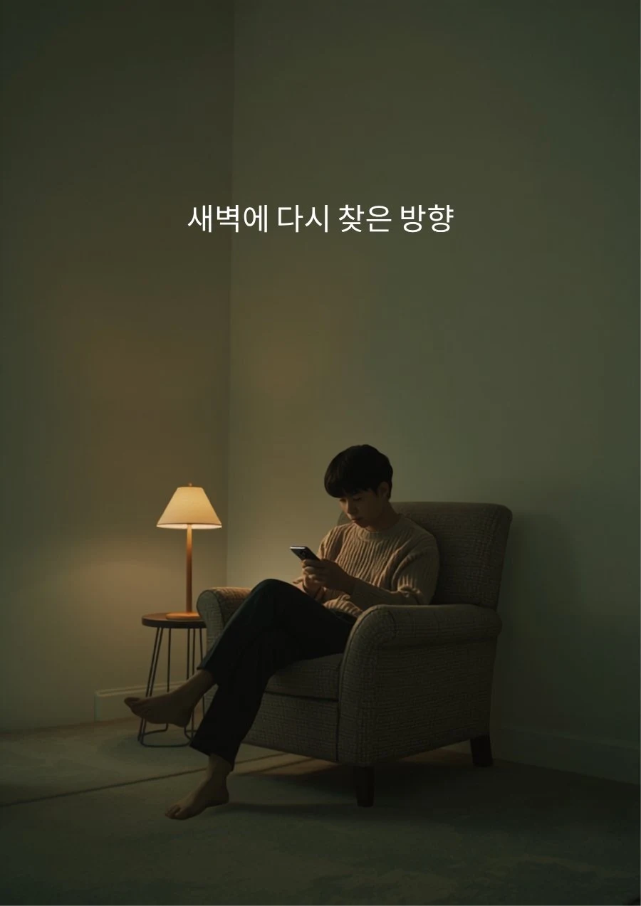 새벽에 다시 찾은 방향