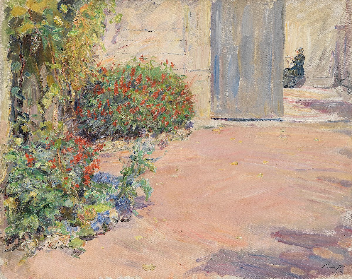 Gartenweg zum Sommerhaus Godramstein 1912