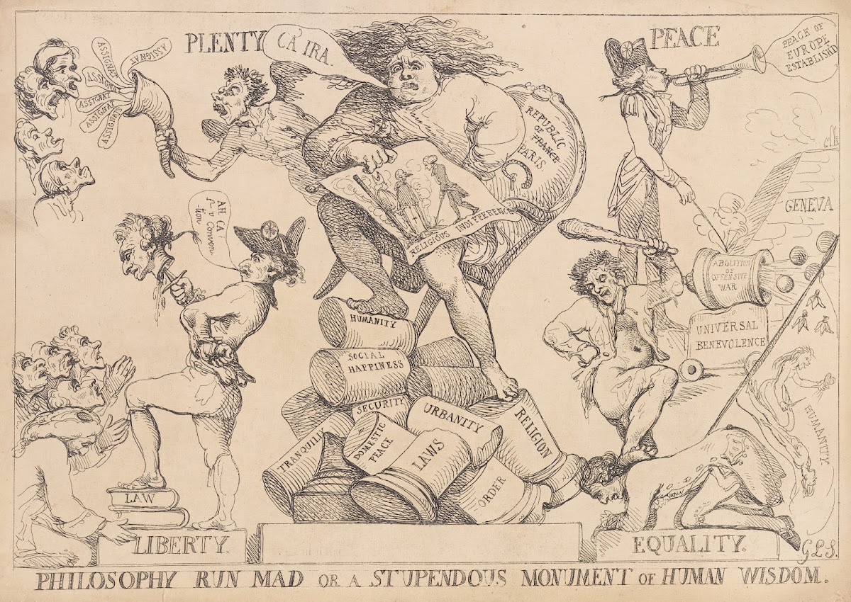 Philosophy run mad or a stupendous monument of human wisdom 1792