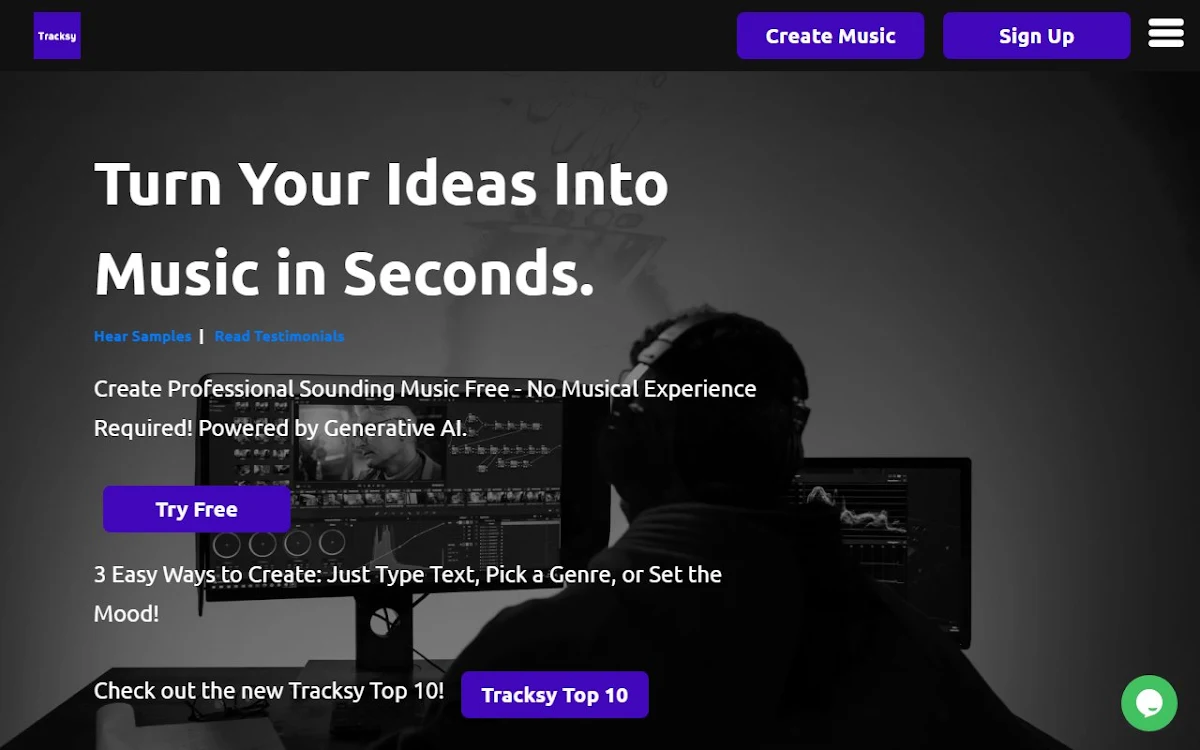 Captura de Tracksy