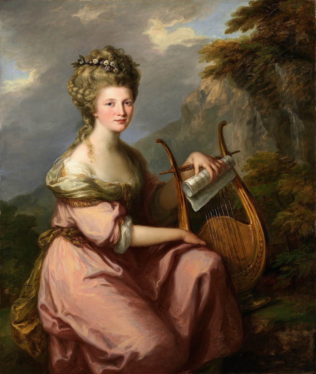 Portrait of Sarah Harrop Mrs Bates as a Muse 1780 1781