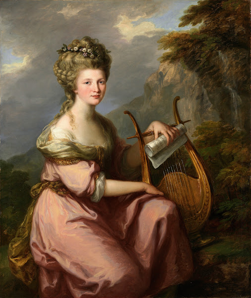 Portrait of Sarah Harrop Mrs Bates as a Muse 1780 1781