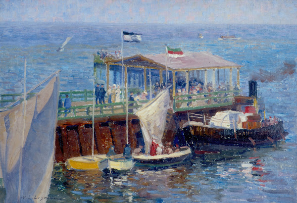 Sonntagnachmittag auf Helgoland 1905