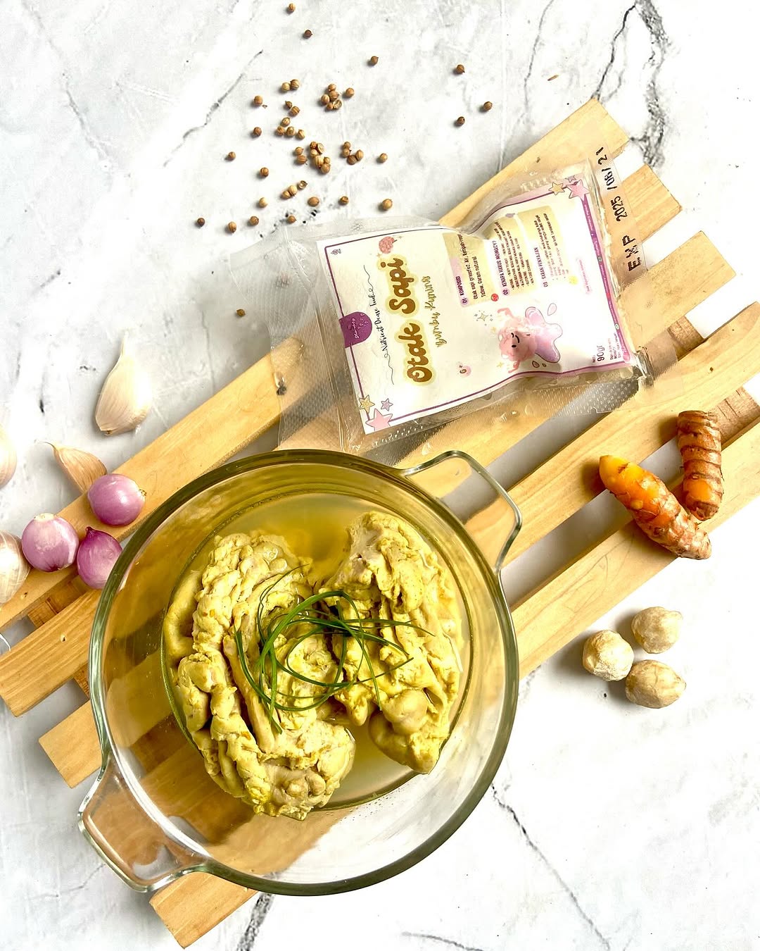 Otak Sapi Bumbu Kuning