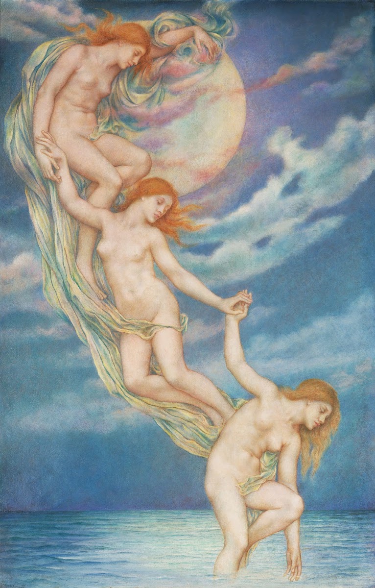 Moonbeams Dipping Into The Sea 1918