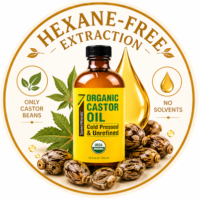 Hexane Free · No Solvents · 100% Pure