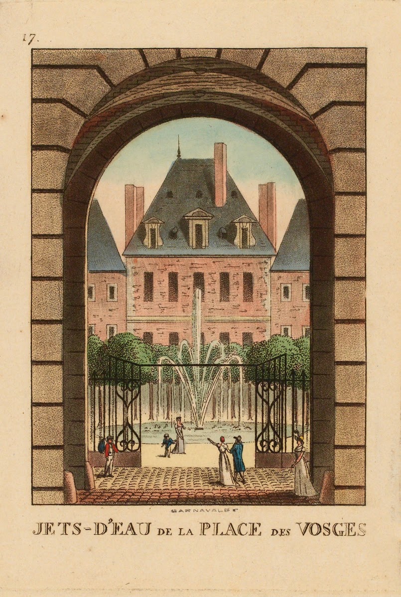 Jets deau de la place des Vosges 1810