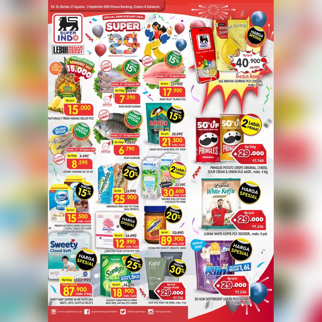 Katalog Super Hemat Bandung, Sukabumi, Cirebon