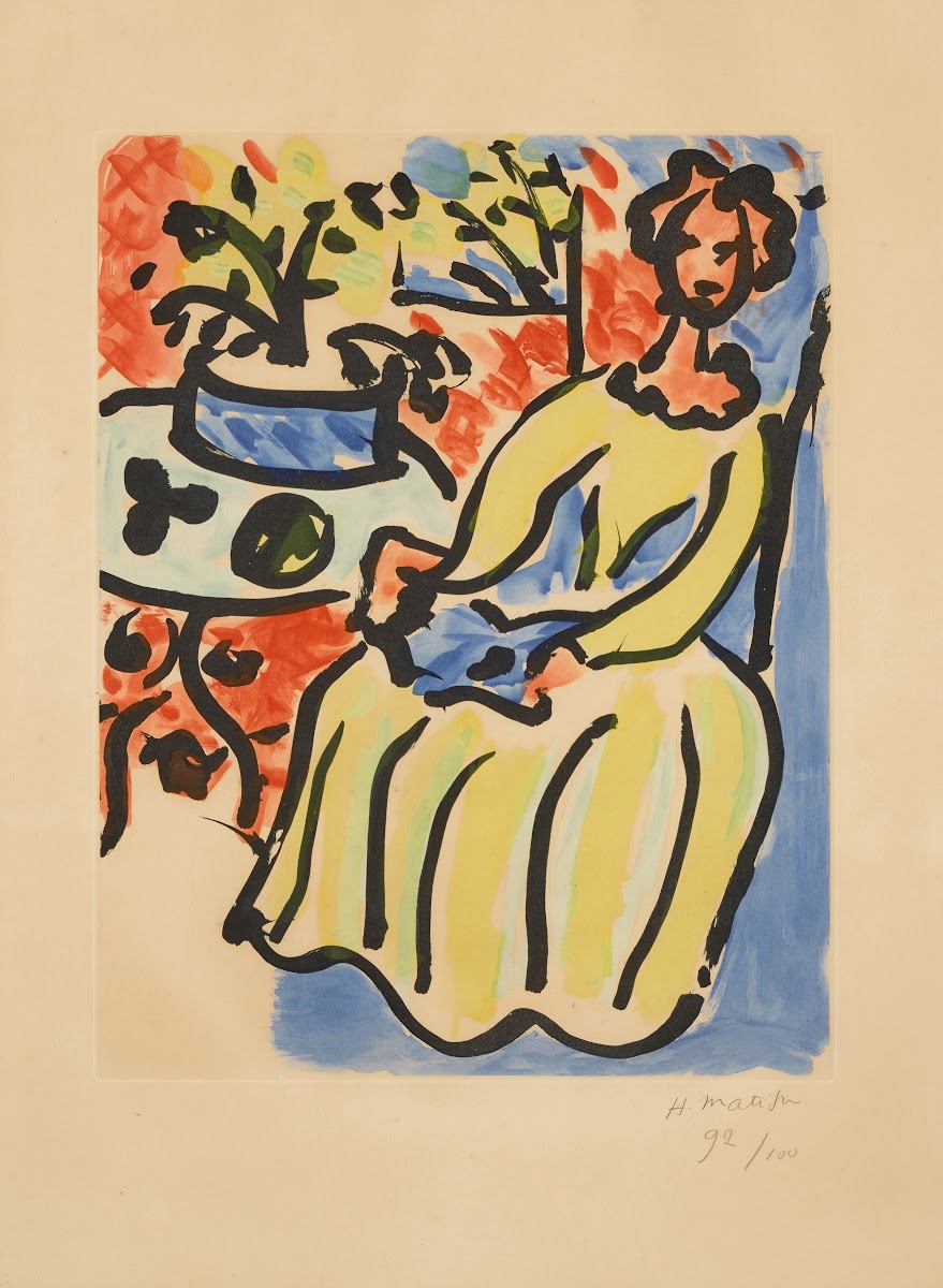 Marie José en robe jaune 1950