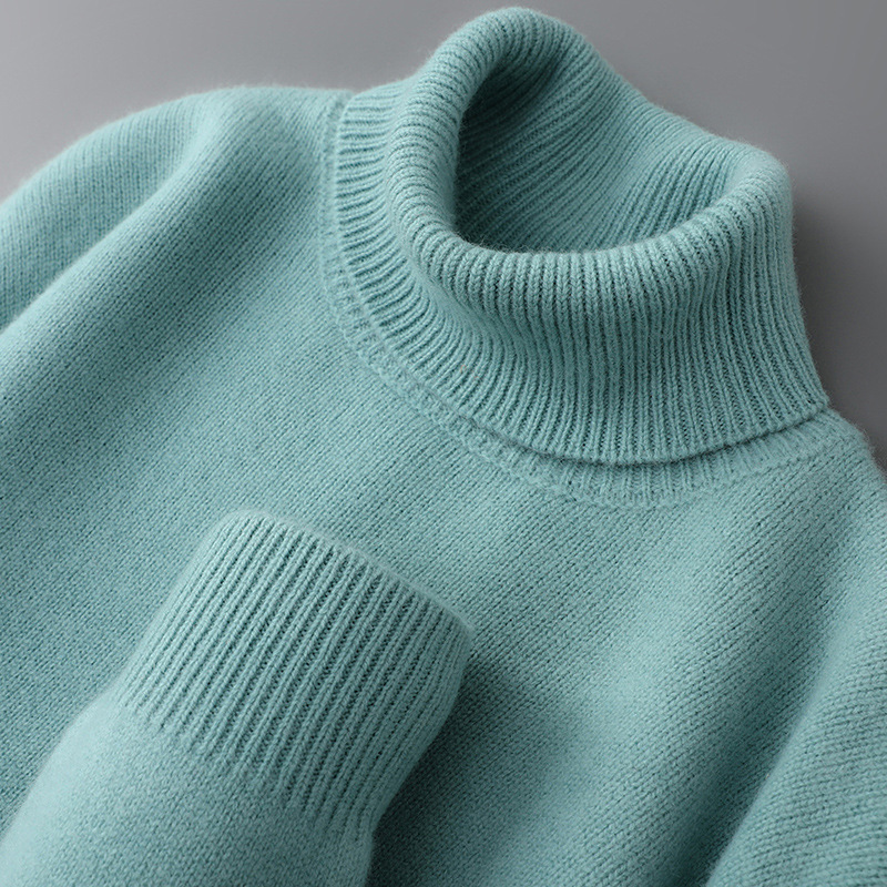 Men's Wool Sweater, Crew Neck, 100% Wool, Thick