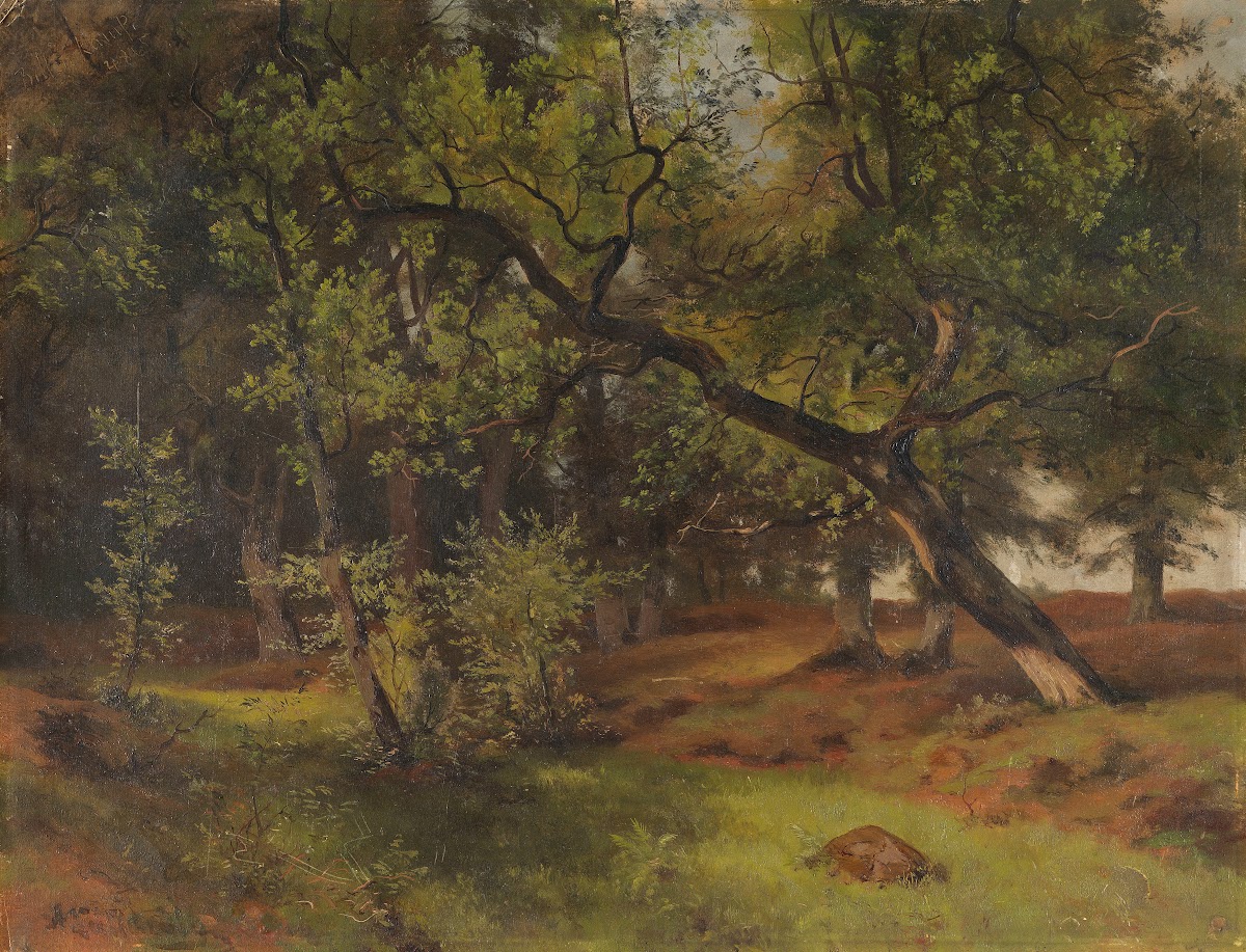 Landschaft bei Aumühle 1865
