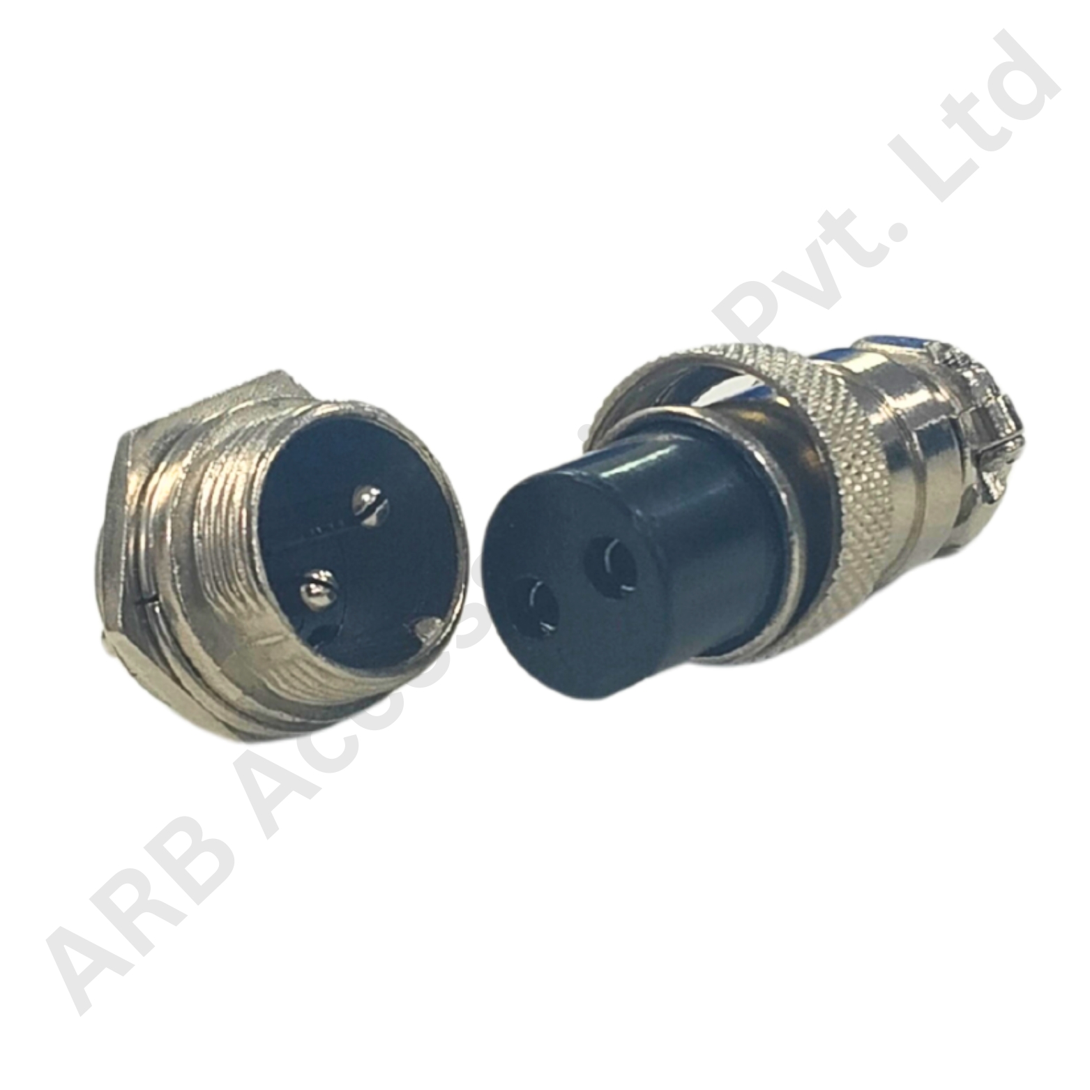 GX16-2-PIN MALE PLUG AND FEMALE SOCKET (10fef)