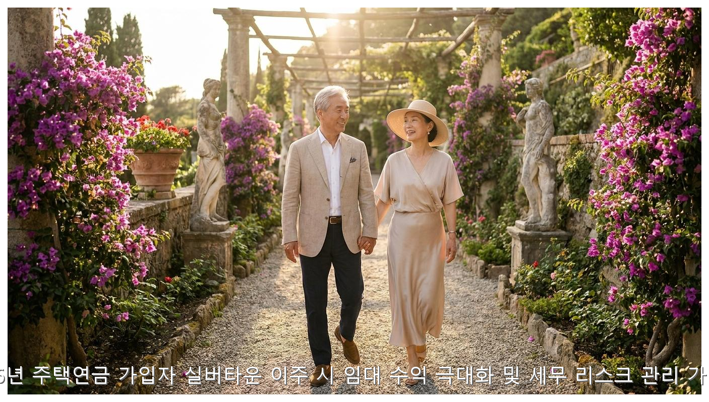 2026년 주택연금 가입자 실버타운 이주 시 임대 수익 극대화 및 세무 리스크 관리 가이드 핵심 안내 및 분석 인포그래픽 (5)